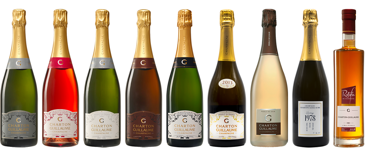 Gamme complète du Champagne Charton-Guillaume